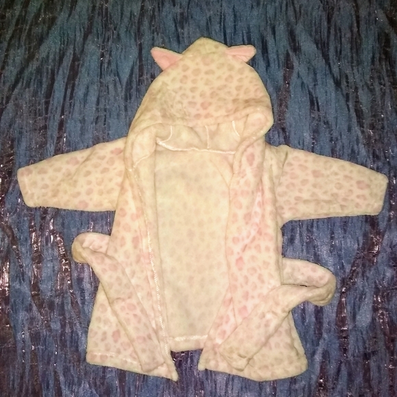 NWOT ADORABLE leopard print infant/baby robe - Picture 3 of 7